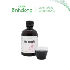Bình Đông Cao Ích Mẫu 280ml - Thực Phẩm Chức Năng Hỗ Trợ Bổ Huyết, Giảm Đau Bụng Kinh và Điều Hòa Kinh Nguyệt cho Phụ Nữ