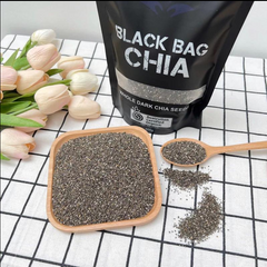 Hạt Chia Đen 500G - Ngũ Cốc Tốt Cho Sức Khỏe, Omega-3 Cao, Hỗ Trợ Tiêu Hóa, Chất Xơ Dồi Dào - Sản Phẩm Nhập Khẩu Từ Úc