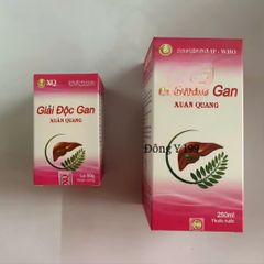 Giải Độc Gan Xuân Quang - Hỗ Trợ Mẫn Ngứa, Dị Ứng, Mát Gan, Giải Quyết Rối Loạn Chức Năng Gan 50g Hoàn Cứng