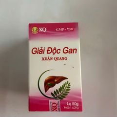 Giải Độc Gan Xuân Quang - Hỗ Trợ Mẫn Ngứa, Dị Ứng, Mát Gan, Giải Quyết Rối Loạn Chức Năng Gan 50g Hoàn Cứng