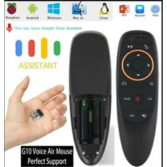 Điều khiển Remote Chuột bay Voice G10s - Tìm kiếm giọng nói thông minh cho Tivi Smart và Android Box, hỗ trợ 360 độ, nhạy bén
