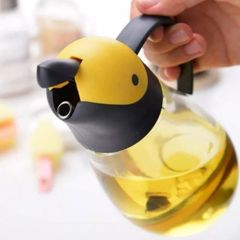 Bình Đựng Dầu Lock&Lock CKO201YEL 550ml - Nắp Mở Tự Động, Thủy Tinh An Toàn, Tiện Dụng Cho Bếp Gia Đình - Màu Vàng Chính Hãng