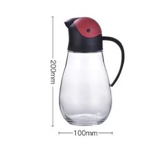 Bình Đựng Dầu Lock&Lock CKO201YEL 550ml - Nắp Mở Tự Động, Thủy Tinh An Toàn, Tiện Dụng Cho Bếp Gia Đình - Màu Vàng Chính Hãng