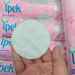 Bông Tẩy Trang Ipek 150 Miếng - 100% Cotton Tự Nhiên, Siêu Mềm Mịn, Phù Hợp Cho Da Nhạy Cảm, Tiện Lợi Mang Theo
