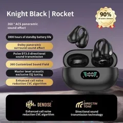 Tai nghe không dây Clip Q80 - Bluetooth V5.3 TWS chống thấm nước, âm thanh Hi-Fi, màn hình hiển thị pin, kết nối ổn định