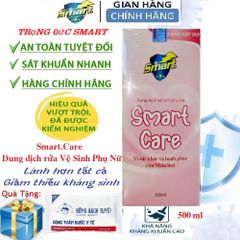 Nước Khử Khuẩn SmartA AQUA - Dung Dịch Khử Khuẩn Đa Năng 500ml, Bảo Vệ Sức Khỏe Gia Đình, An Toàn Cho Da Mũi Họng