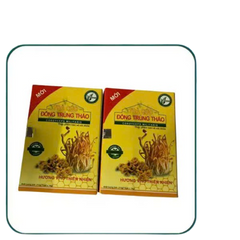 Trà Hoa Cúc Đông Trùng Hạ Thảo - Hỗ Trợ Tăng Cường Sức Đề Kháng, Bồi Bổ Cơ Thể - Hộp 14 Gói Thảo Mộc Tự Nhiên