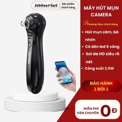 Máy Hút Mụn Đầu Đen Tích Hợp Camera Jubilee Mart - Hút Mụn Cầm Tay 3 Đầu Soi Da Chuyên Nghiệp, Làm Sạch Mụn Nhờn Hiệu Quả