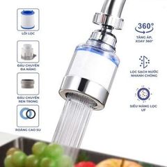 Đầu Vòi Lọc Nước Đa Năng Gắn Vòi Trực Tiếp - Thiết Kế Nhỏ Gọn, Dễ Dàng Lắp Đặt, Lọc Nước Sạch Không Cần Điện