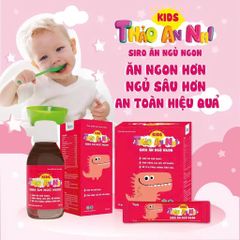 Siro Ăn Ngủ Ngon Thảo An Nhi - Giải Pháp Dành Cho Trẻ Biếng Ăn Và Ngủ Kém Chai 125ml