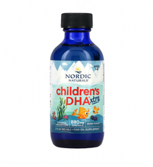 Children's DHA Xtra Nordic Naturals 60ml - Dầu cá giọt hỗ trợ phát triển trí não và thị lực cho trẻ 1-6 tuổi, hương dâu dễ uống