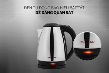 ẤM SIÊU TỐC INOX 1.8L HAPPY TIME HTD1081 - Công suất 1500W