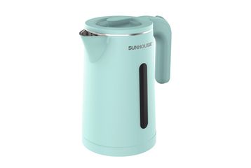 Âm Siêu Tốc Inox 2 Lớp 1.8 Lít SUNHOUSE SHD1351 - Công Suất 1500W, Đế Tiếp Điện Xoay 360 Độ, Nấu Nước Nhanh Chóng, Màu Xanh