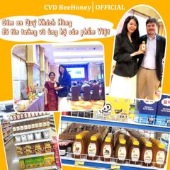 Mật Ong Nguyên Chất CvdBeehoney 100% - Tăng Cường Sức Đề Kháng, Làm Đẹp Da, Giảm Ho, Ngọt Tinh Khiết Từ Hoa Rừng