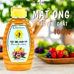 Mật Ong Nguyên Chất Chanh Leo CvdBeehoney 500g - Tăng Đề Kháng, Giúp Đẹp Da, Từ Tự Nhiên, Hàng Việt Nam Chất Lượng Cao