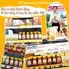 Mật Ong Nguyên Chất Chanh Leo CvdBeehoney 500g - Tăng Đề Kháng, Giúp Đẹp Da, Từ Tự Nhiên, Hàng Việt Nam Chất Lượng Cao
