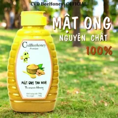 Mật Ong Tinh Nghệ Nguyên Chất CVDBEEHONEY 500g - Tăng Đề Kháng, Phục Hồi Sức Khỏe, Chăm Sóc Da Tự Nhiên, Mật Ong Từ Rừng