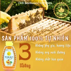 Mật Ong Gừng Sả Nguyên Chất CvdBeehoney 100% Tự Nhiên, Tăng Sức Đề Kháng, Hỗ Trợ Làm Đẹp, 500g