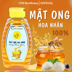 Mật Ong Nguyên Chất CvdBeehoney Từ Hoa Nhãn 100% Tự Nhiên - Tăng Cường Sức Đề Kháng, Giảm Ho, Làm Đẹp Da