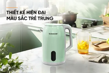 ẤM SIÊU TỐC INOX 2 LỚP 2.8L SUNHOUSE SHD1364 - Dung tích lớn