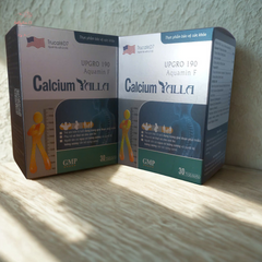 Canxi Yalla - Bổ Sung Canxi Dễ Hấp Thu Cho Trẻ Trên 6 Tuổi, Bà Bầu & Mẹ Cho Con Bú - Giúp Xương Chắc Khỏe, Ngăn Ngừa Loãng Xương