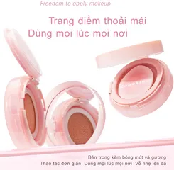 Má hồng kem Mooekiss phấn má hồng cushion Matte 3.2G