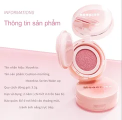 Má Hồng Dạng Kem Mooekiss Air Cushion Blush Matte 3.2G