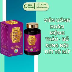 Viên Uống Hoàn Mộng Thảo - Hỗ Trợ Cân Bằng Nội Tiết Tố Nữ, Giảm Nám Da, Hỗ Trợ Sức Khỏe Phụ Nữ Tuổi Tiền Mãn Kinh