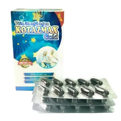Viên Uống Tổng Hợp Kotazmax Gold - Bổ Sung Vitamin, Khoáng Chất, Hỗ Trợ Ngủ Sâu và Tăng Cường Tiêu Hóa Cho Người Lớn Tuổi