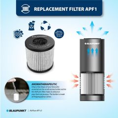 Lõi Lọc Khí Blaupunkt APF1 - Thay Thế Cho Máy Lọc AP1.1 & AP1.0, Lọc Hepa H11 Và Khử Mùi, Thấm Tinh Dầu Tỏa Hương Ứng Dụng Thực Tế