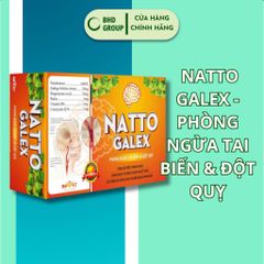 Thực Phẩm Chức Năng Natto Galex - Hỗ Trợ Tim Mạch, Phòng Ngừa Tai Biến và Đột Quỵ, Tăng Cường Tuần Hoàn Não