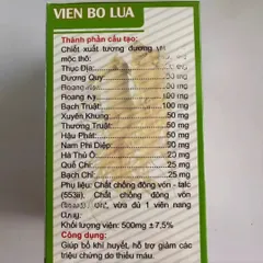 Viên Bỏ Lửa Vĩnh Xuân 30 Viên - Hỗ Trợ Bổ Huyết, Tăng Cường Năng Lượng Cho Phụ Nữ Sau Sinh, Người Yếu, Cải Thiện Sức Khỏe