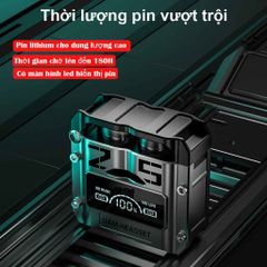 Tai Nghe Bluetooth Gaming M25 TWS 5.3 - Âm Thanh 9D Bass Căng, Chống Nước IPX7, Thời Gian Sử Dụng 6 Giờ - Tai Nghe Không Dây Nhét Tai Chơi Game