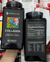 Viên Uống Collagen Youtheory Men's 390 Viên - Hỗ Trợ Đẹp Da, Tăng Cường Sức Khỏe & Sinh Lý Nam Giới - Sản Phẩm Nhập Khẩu Mỹ