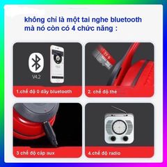 Tai Nghe Bluetooth P47M Chụp Tai Không Dây Có Mic - Âm Bass Chất, Nghe Nhạc Tuyệt, Phong Cách Dễ Thương, Quà Tặng Độc Đáo