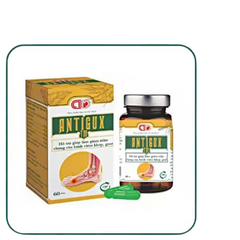 Viên Uống Antigux TM - Hỗ Trợ Giảm Đau Khớp, Gút, 60 Viên - Thực Phẩm Chức Năng Giúp Cải Thiện Sức Khỏe Xương Khớp