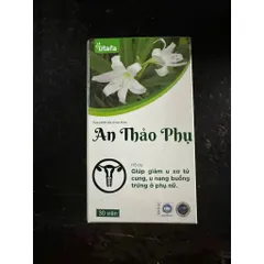 Viên An Thảo Phụ - Hỗ Trợ Giảm Phát Triển U Xơ Tử Cung và U Nang Buồng Trứng 30 Viên - Thực Phẩm Chức Năng Tự Nhiên cho Phụ Nữ