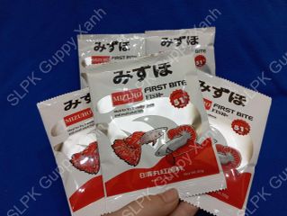 Cám Mizuho FIRST BITE 50g - Thức Ăn Cao Cấp Cho Cá Guppy và Betta, Giúp Cá Khỏe Mạnh và Phát Triển Nhanh Chóng