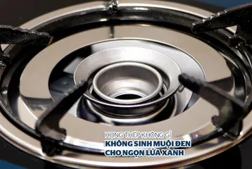 Bếp Gas Dương Đơn Kính SUNHOUSE SHB212KT - Bếp Gas Họng Thường Dùng Bình Gas Lớn Tiết Kiệm, Thiết Kế Hiện Đại, Dễ Dàng Vệ Sinh