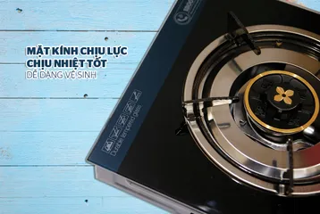 Bếp Gas Dương Đơn Kính SUNHOUSE SHB212KT - Bếp Gas Họng Thường Dùng Bình Gas Lớn Tiết Kiệm, Thiết Kế Hiện Đại, Dễ Dàng Vệ Sinh
