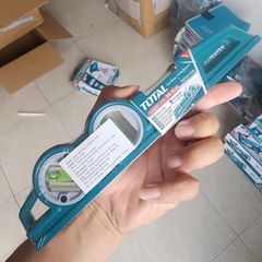 Thước Thủy Ống Total TMT221306 245mm - Nhôm Đúc Chính Xác ±0.5mm/m, Dễ Dàng Đo Cân Bằng Khi Xây Dựng, 3 Vial Thủy 45°/90°/180°