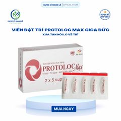 Viên Đặt Trĩ Protoloc Max Giga Công Nghệ Đức duocsy_giangle - Giảm Sưng Đau, Co Búi Trĩ, Nứt Kẽ Hậu Môn