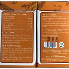 Viên Nang Giải Độc Gan - Hỗ Trợ Viêm Gan, Xơ Gan, Tăng Cường Chức Năng Gan - 60 Viên, Bổ Gan Từ Thiên Nhiên