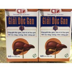 Viên Nang Giải Độc Gan - Hỗ Trợ Viêm Gan, Xơ Gan, Tăng Cường Chức Năng Gan - 60 Viên, Bổ Gan Từ Thiên Nhiên