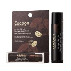 Combo Son Dưỡng Môi Dầu Dừa Bến Tre Và Tẩy Da Chết Môi Cà Phê Đắk Lắk Cocoon 5g - Chăm Sóc Môi Mềm Mịn, Hồng Hào