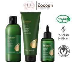 Combo Chăm Sóc Tóc Bưởi Cocoon - Dầu Gội & Xã 310ml, Nước Xịt Dưỡng Tóc 140ml - Chăm Sóc Tóc Mềm Mượt và Khỏe Mạnh