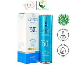 Kem chống nắng Optimus Thanh Mộc Hương SPF 50+ PA++++ 50ml - Bảo vệ da, dưỡng ẩm, phù hợp cho mọi loại da, chống UVA/UVB và ánh sáng xanh.
