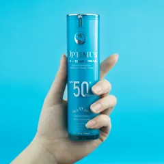Kem chống nắng Optimus Thanh Mộc Hương SPF 50+ PA++++ 50ml - Bảo vệ da, dưỡng ẩm, phù hợp cho mọi loại da, chống UVA/UVB và ánh sáng xanh.