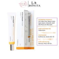 Kem Dưỡng Ẩm Phục Hồi Da LaBonita Vita K Repair Cream 30ml - Giảm Đỏ Da, Phục Hồi Sau Điều Trị, Chống Oxy Hóa Hàn Quốc