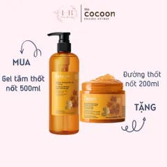 Gel tắm đường thốt nốt An Giang Cocoon 500ml - Dưỡng ẩm nhẹ nhàng với hương trái cây, làm sạch và bảo vệ làn da mềm mại